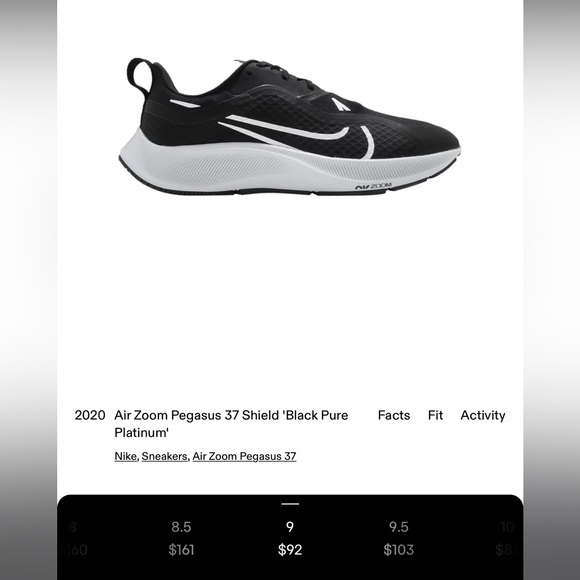 Black Nike Run Shield - Picture 4 of 4